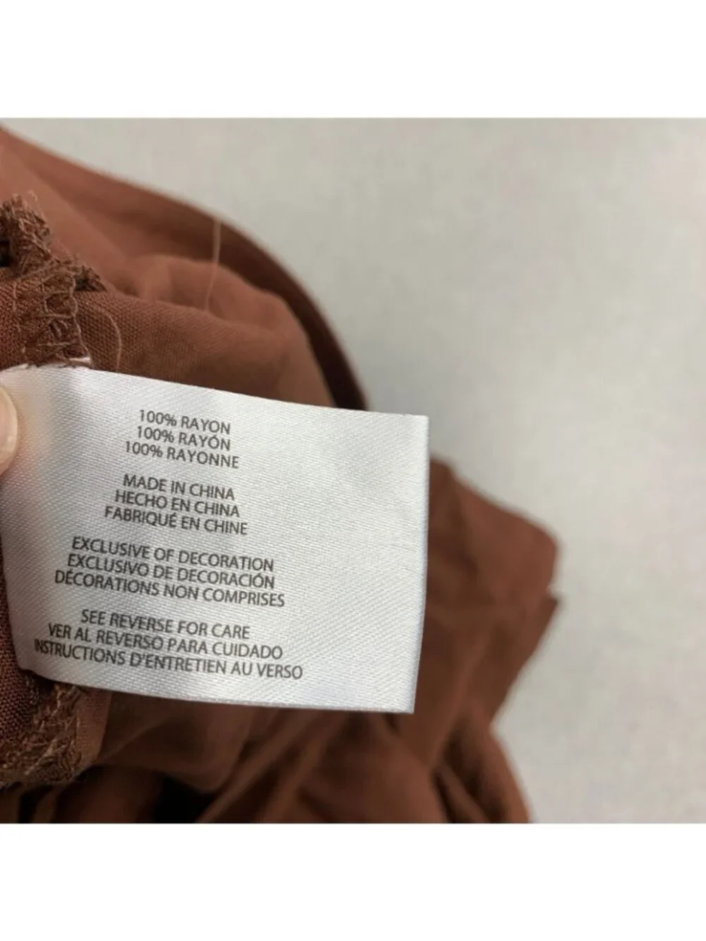 Wildfox Women's Size S Brown Rayon Shorts With 5